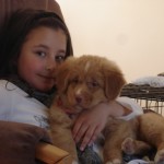 Lexis first day in her new home