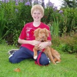 Rusty Rose the duck dog